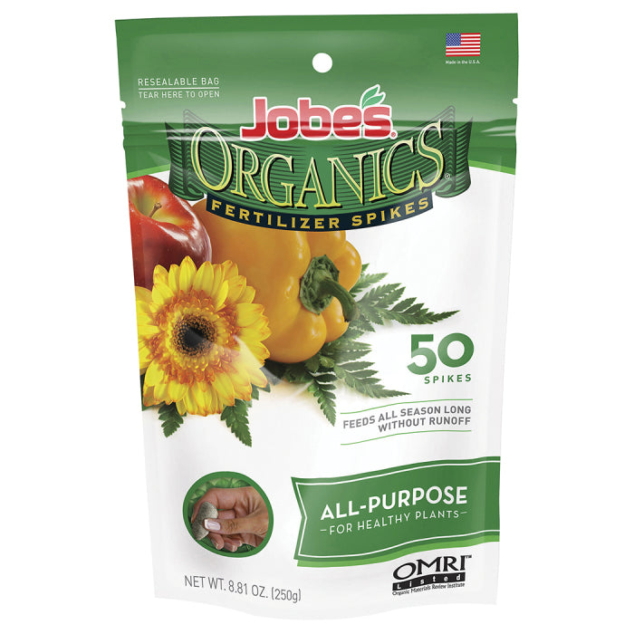  Jobe's&reg; Organics&reg; All Purpose Fertilizer Spikes 4-4-4