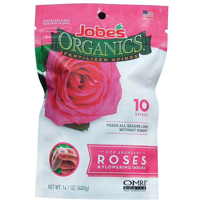  Jobe's&reg; Rose Fertilizer Spikes 9-12-9