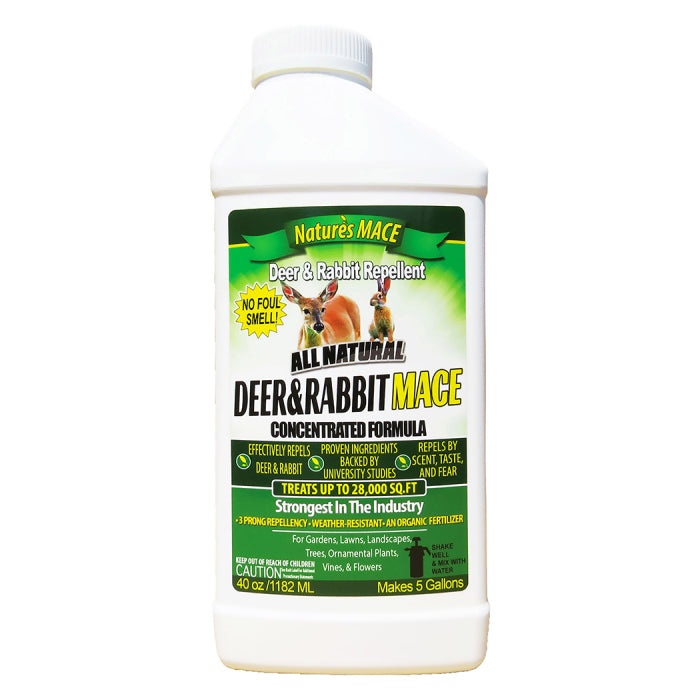  Nature's Mace Deer & Rabbit Repellent 40 Ounce Liquid Concentrate
